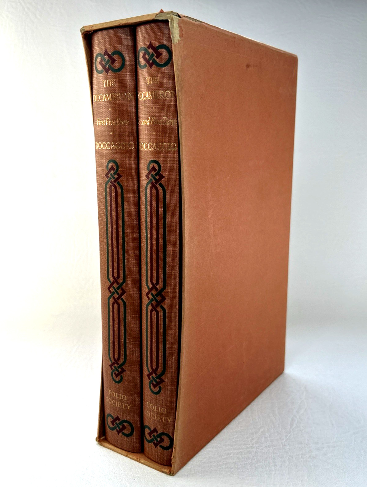 The Decameron Boccaccio Illustrated Buckland Wright 1969 Folio Society Slipcase