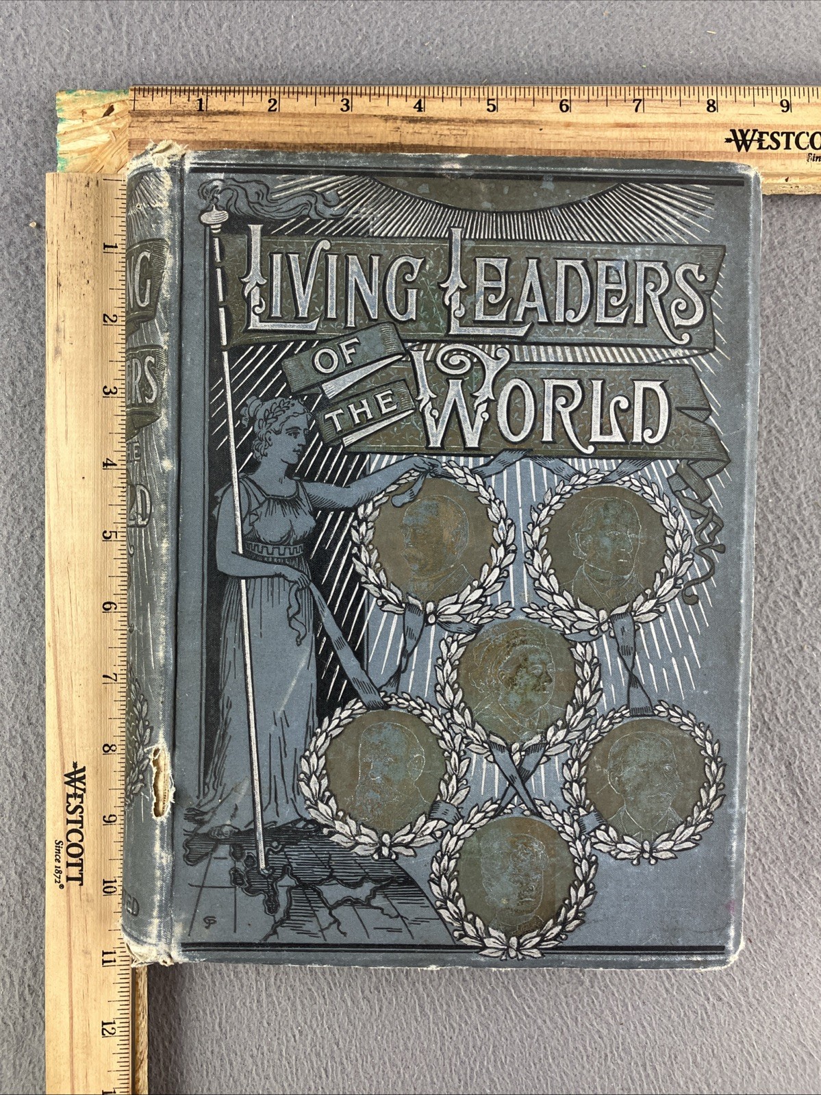 Living Leaders of the World – Walter J. Brooks, 1889 Vintage Antique Hardcover