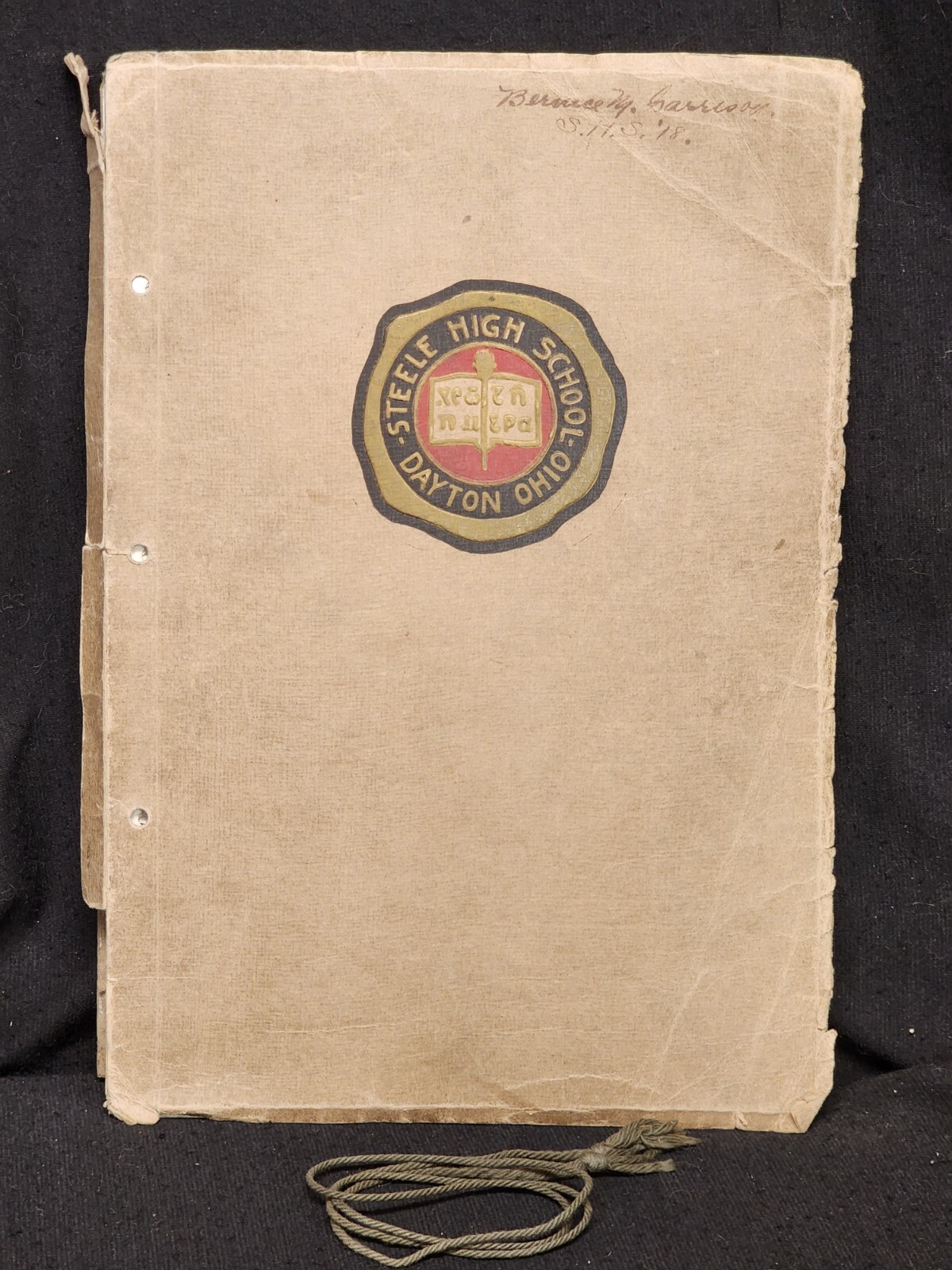 STEELE HIGH SCHOOL Annual 1918 DAYTON OHIO yearbook Miami Valley