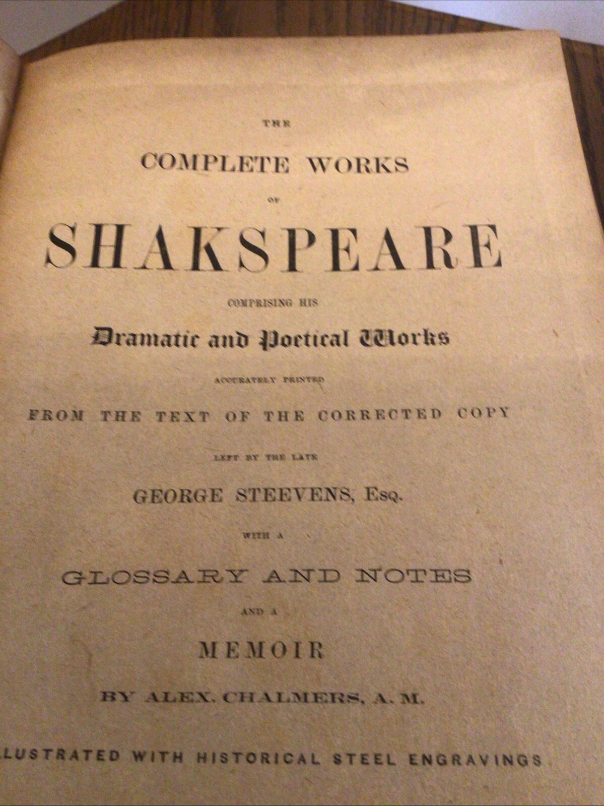 19th Century ?,Lee & Shepard Complete Works of Shakespeare,as is used condition