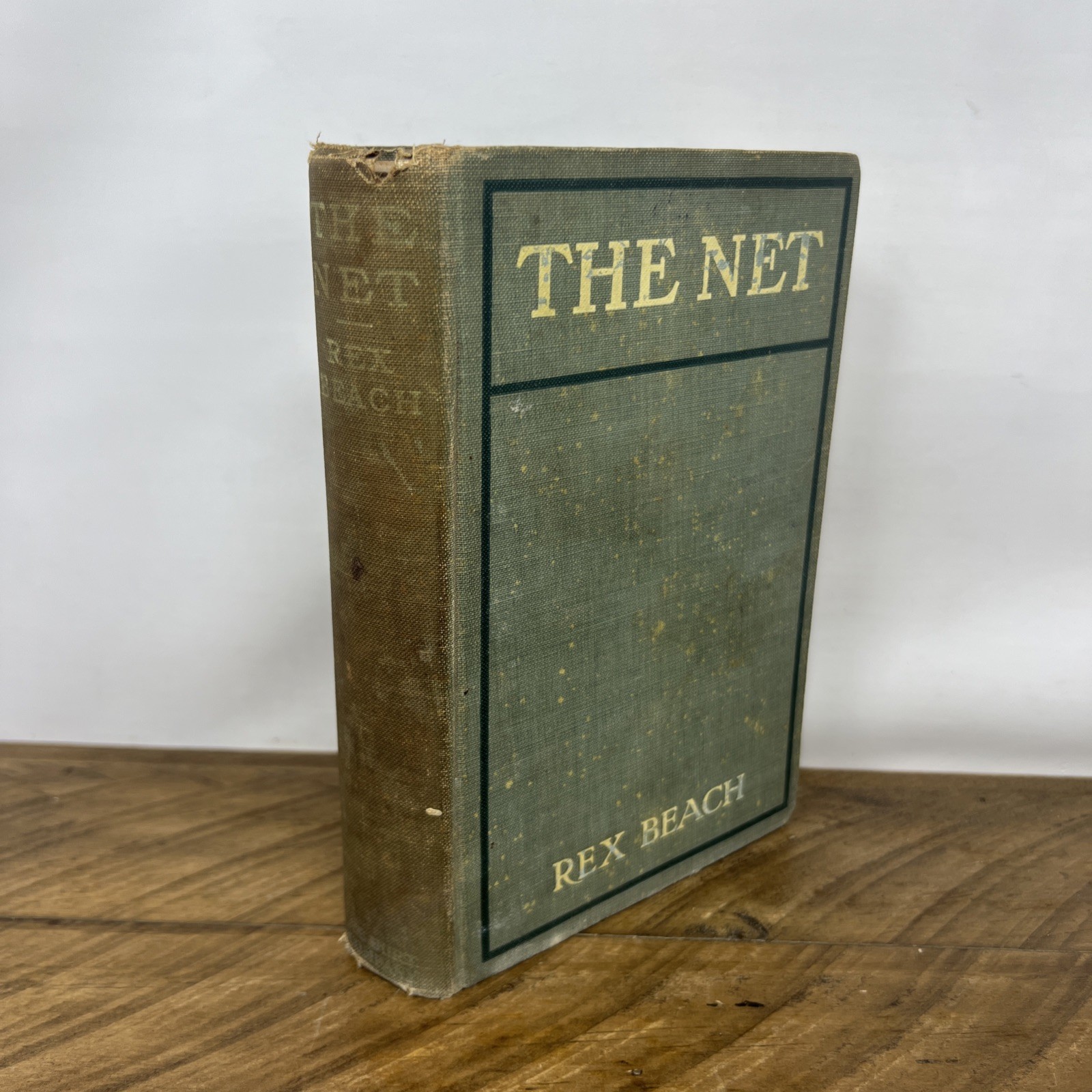 The Net Rex Beach 1912 Vintage Antique Hardcover Cloth Harper Brothers