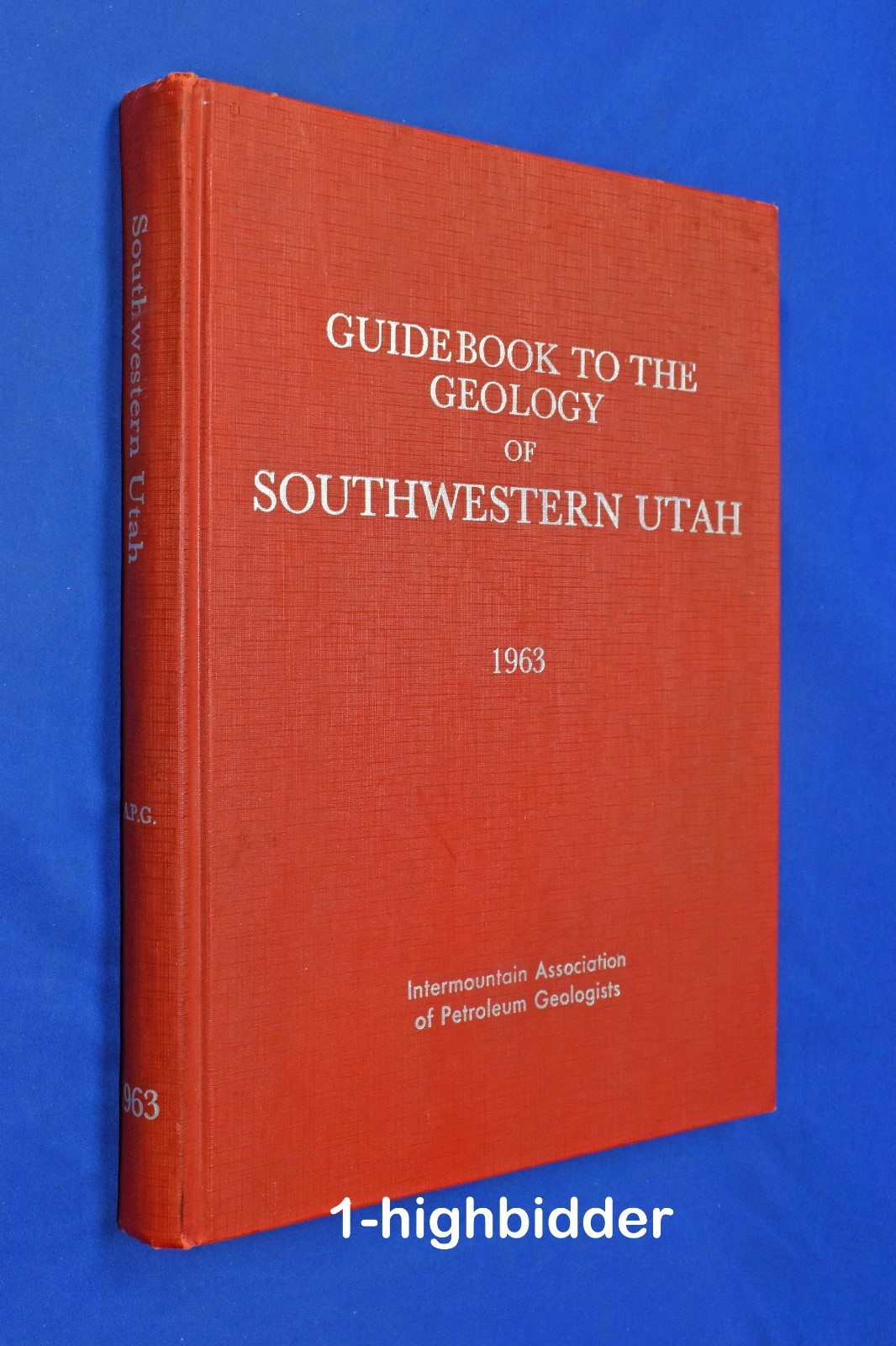 Geology SW Utah Basin Range Colorado Plateau IAG 1963 Heylmun Guidebook 1st Ed