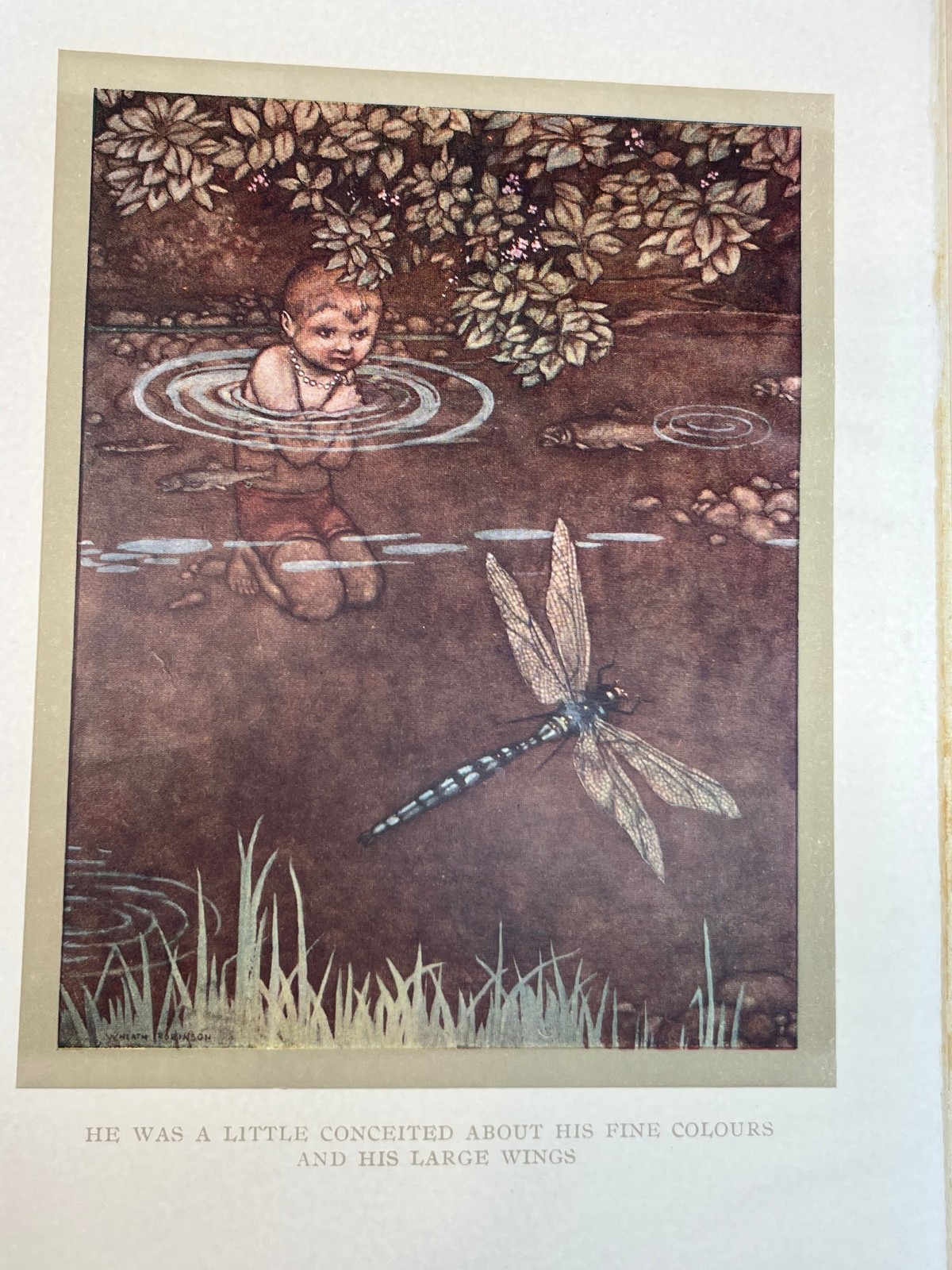 1923 The Water Babies by Charles Kingsley Hardcover Houghton Mifflin Company