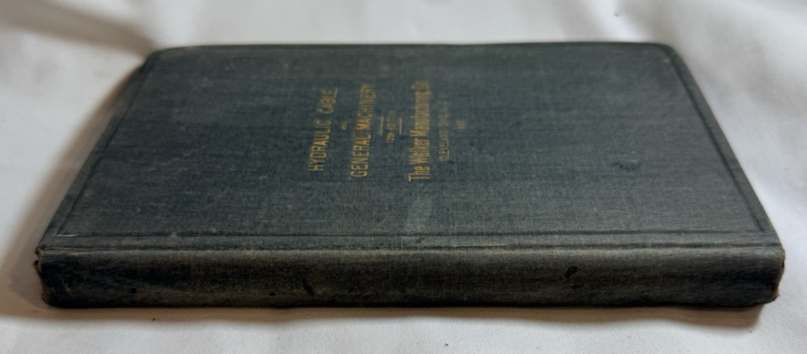 1893 Walker Manufacturing Co. Catalog – Hydraulic, Cable and General Machinery