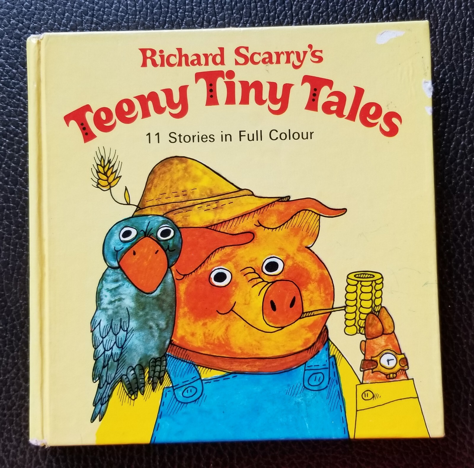 RARE RICHARD SCARRY TEENY TINY TALES 11 STORIES VINTAGE HB BOOK NICE
