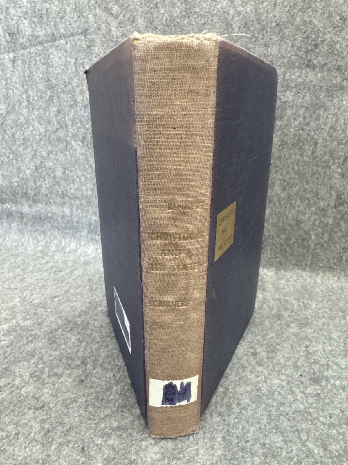 Christians and the State by John C. Bennett (1958 Hardcover)