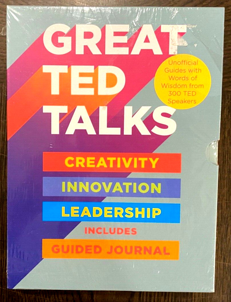 VINTAGE A GREAT TED TALKS Box Set 3 Book Set and Guided Journal TT2