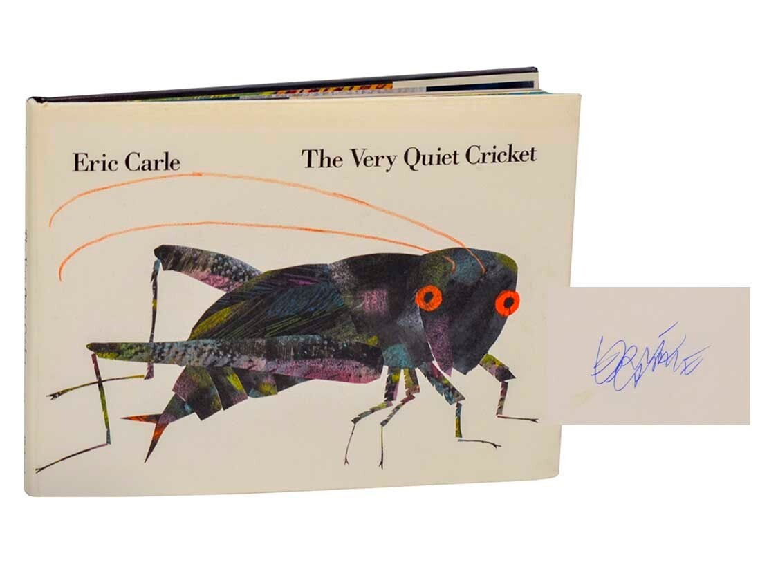 Eric CARLE / THE VERY QUIET CRICKET Signed First Edition 1990 #203043
