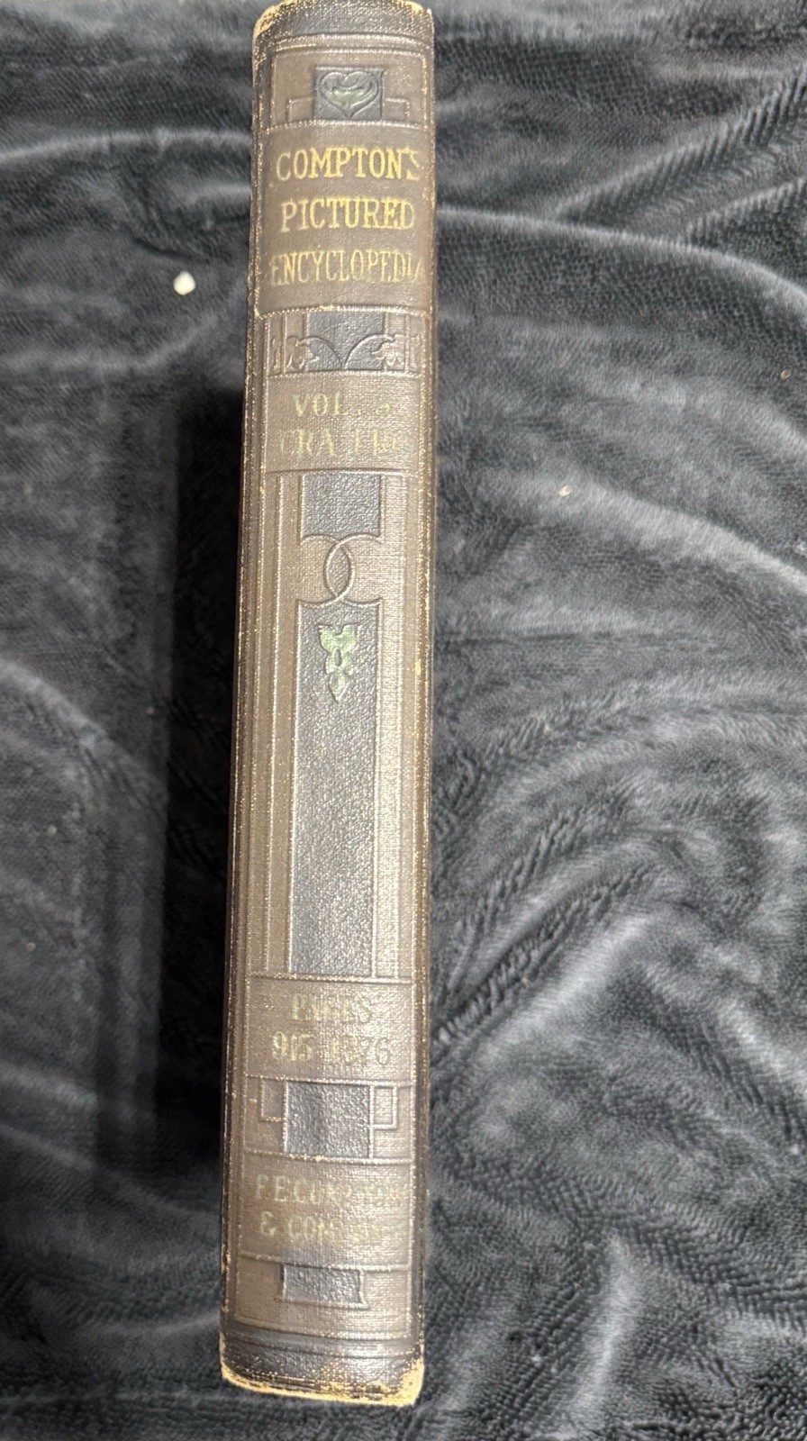 Compton’s Pictured Encyclopedia 9-Volume Set (1920)Vintage