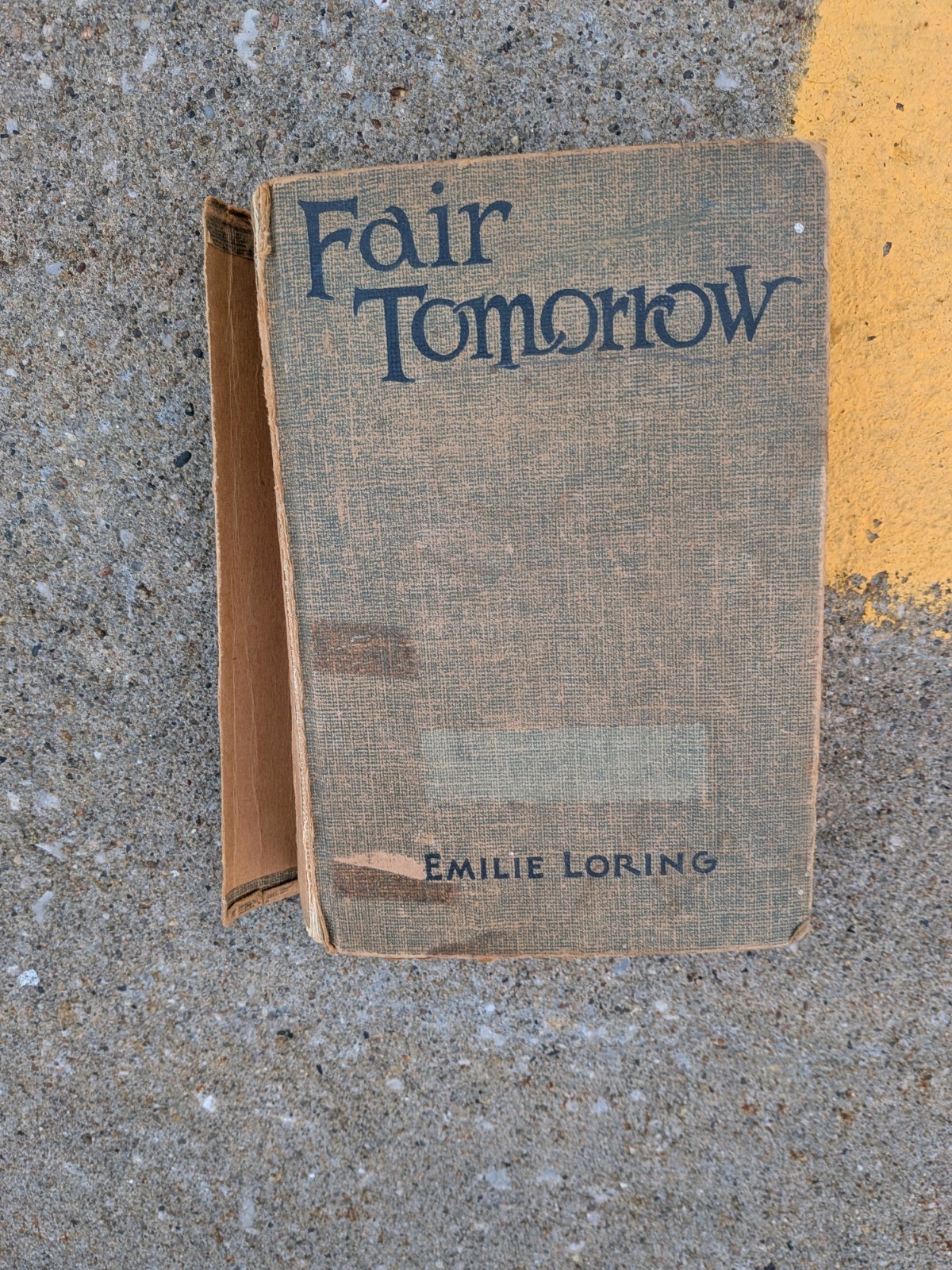 Fair Tomorrow Emilie Loring 1931
