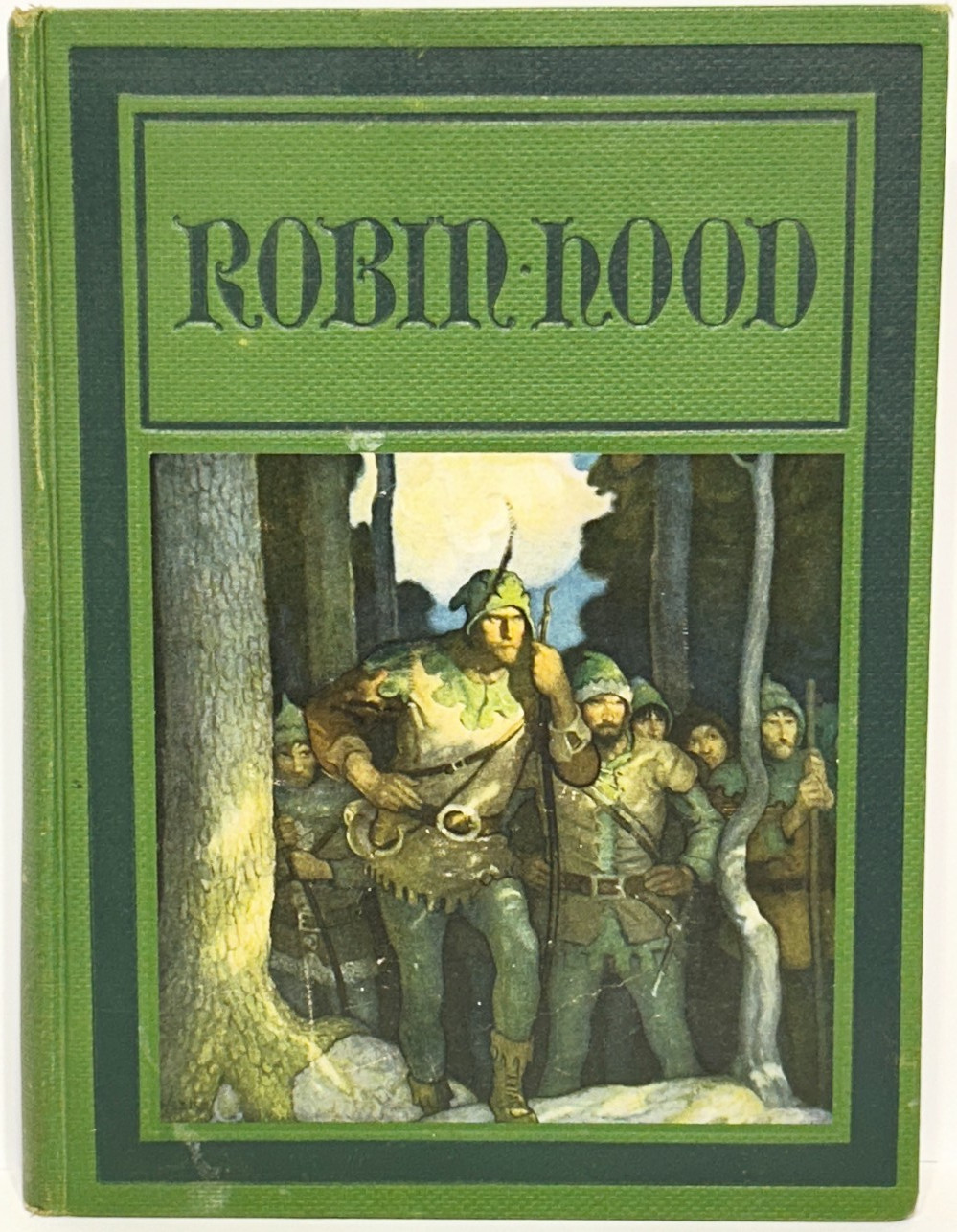 1917 DEATH OF ROBIN HOOD Illustrated Rare DARK FANTASY Medieval Outlaw NC WYETH