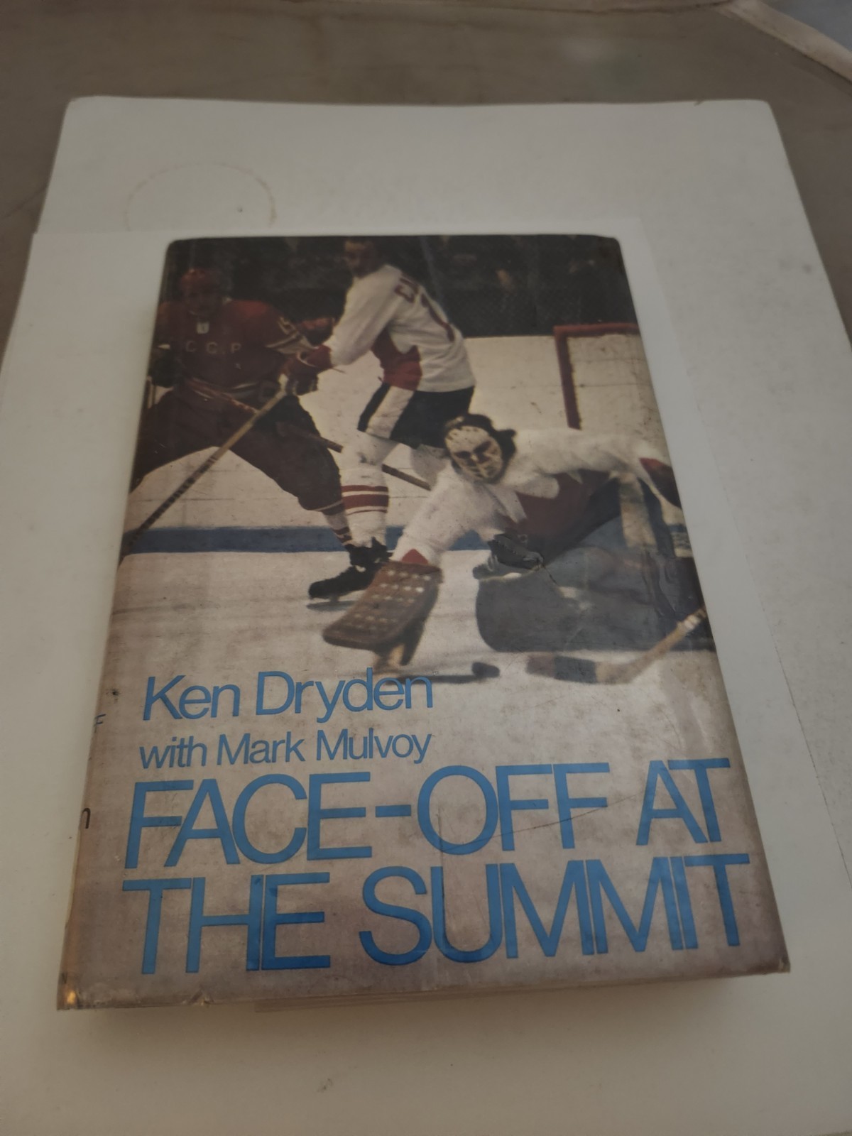 FACE-OFF AT THE SUMMIT by Ken Dryden HCDJ Sports Hockey First Edition Ex Library