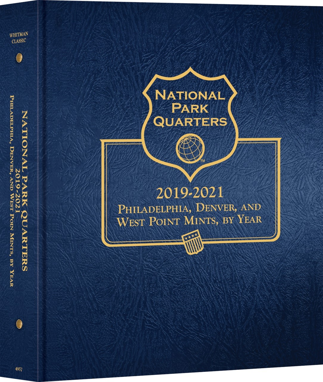 Whitman Album 4957 For National Parks Quarter Coins PDW 2019-2021 Safe Storage