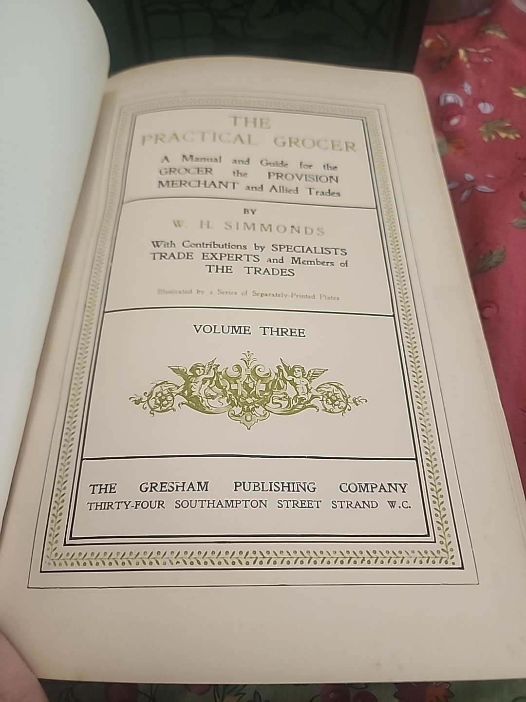 Antique c1905–1910 Practical Grocer Vol 3 & 4 Simmonds Gresham Illustrated Trade