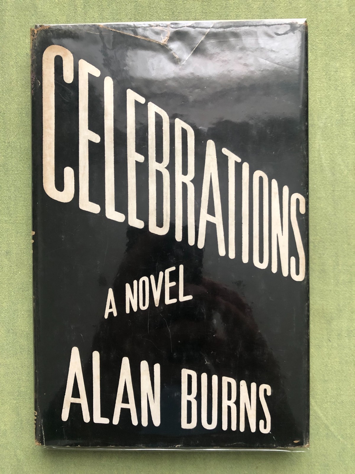 Alan Burns – Celebrations (1st/1st UK 1967 hb w dw SIGNED) experimental cut-up