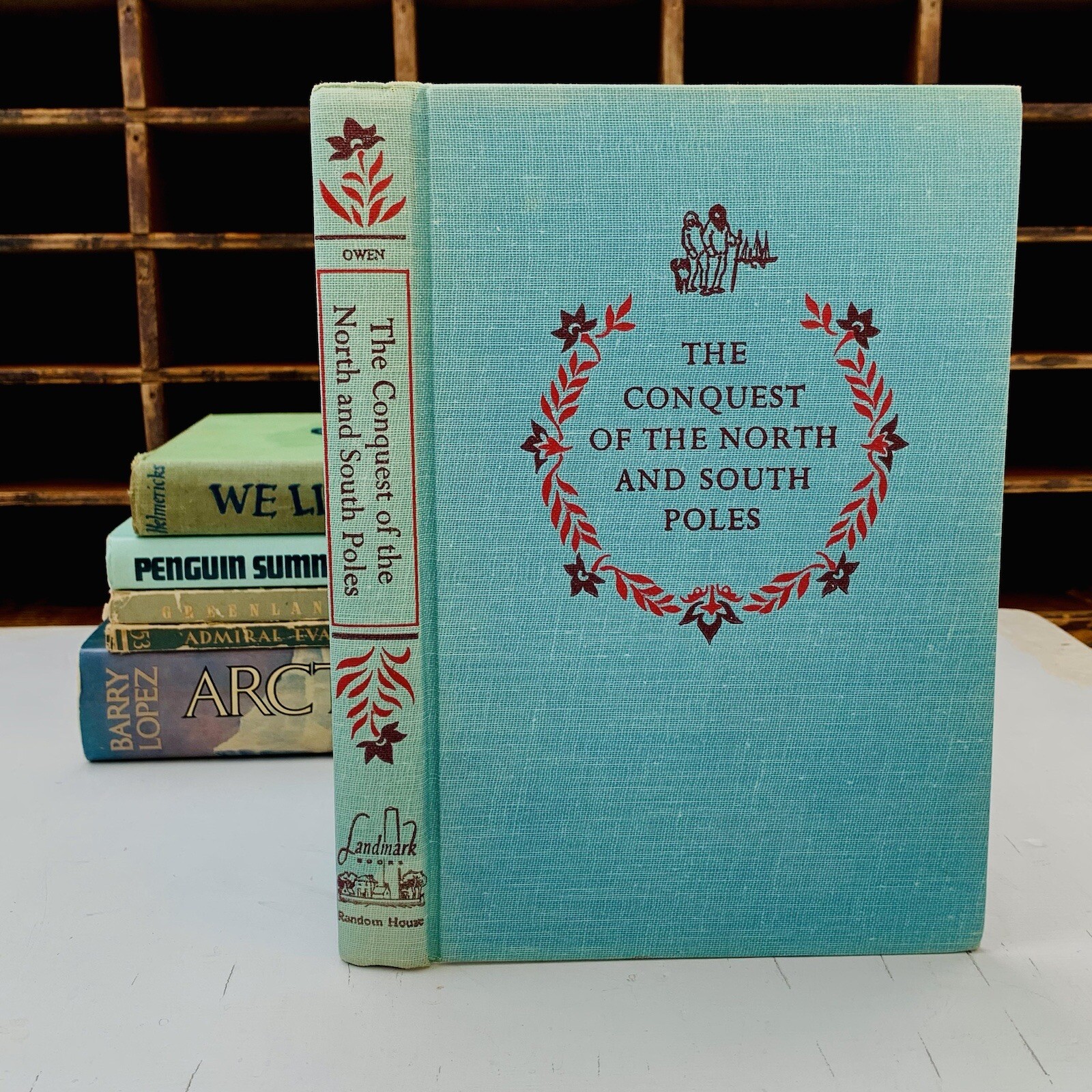 Vintage ARCTIC Books Stack Lot of 6 Alaska Greenland Polar Explorers North Pole