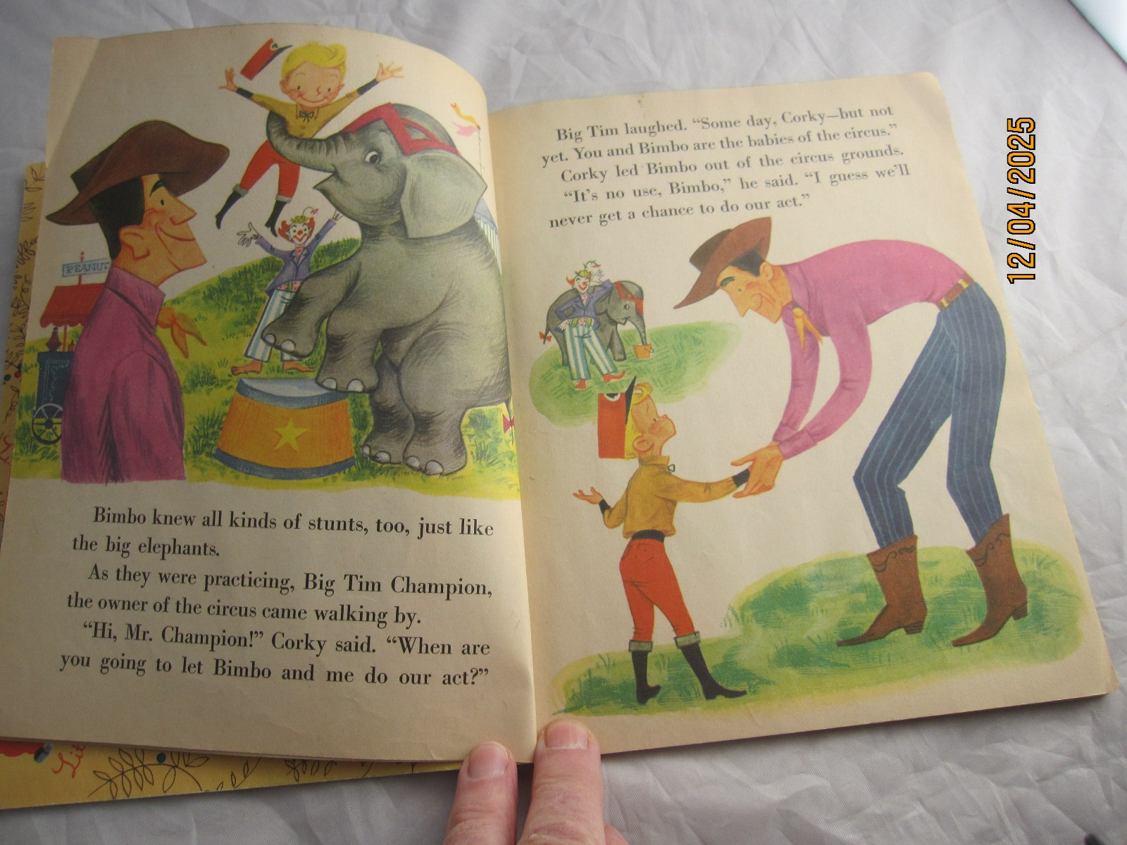 Circus Boy, by Irwin Shapiro, A Little Golden Book 1957