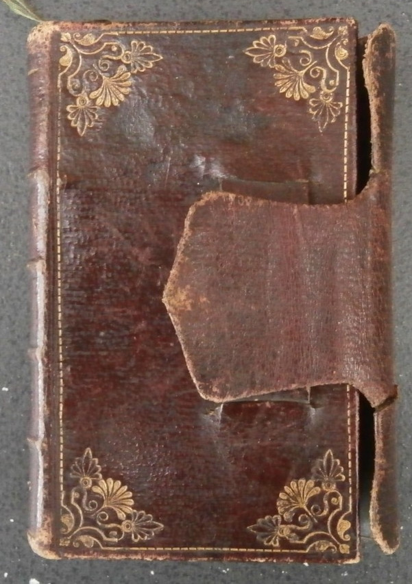 1831 Miniature decorated Leather Binding A COLLECTION OF HYMNS FOR METHODISTs