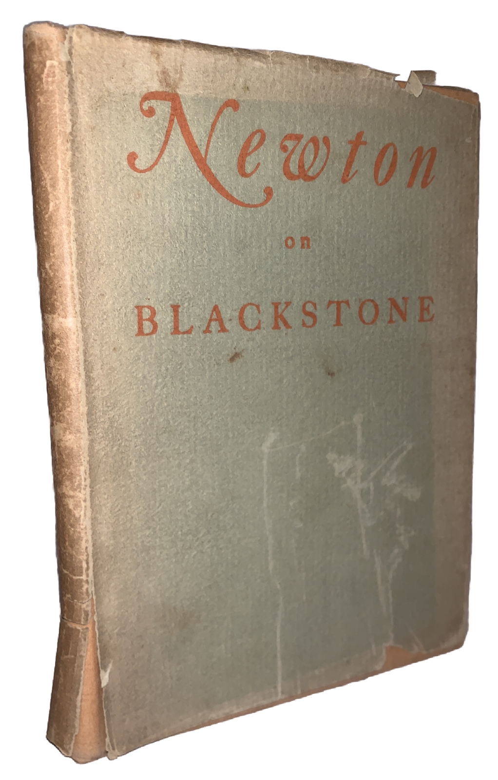 SIGNED, 1 of 2000, A. EDWARD NEWTON, 1937, 1st, DJ, NEWTON ON BLACKSTONE