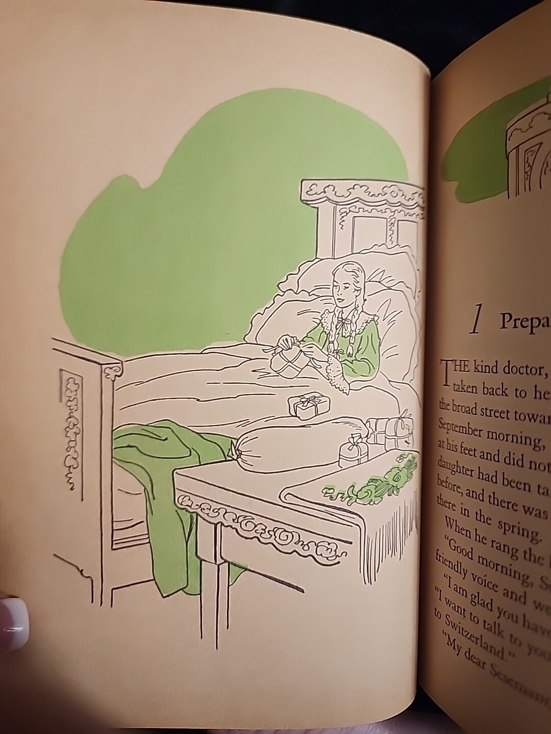 Book Heidi by Johanna Spyri 1944 illus. by Smalley Whitman Children’s Classic
