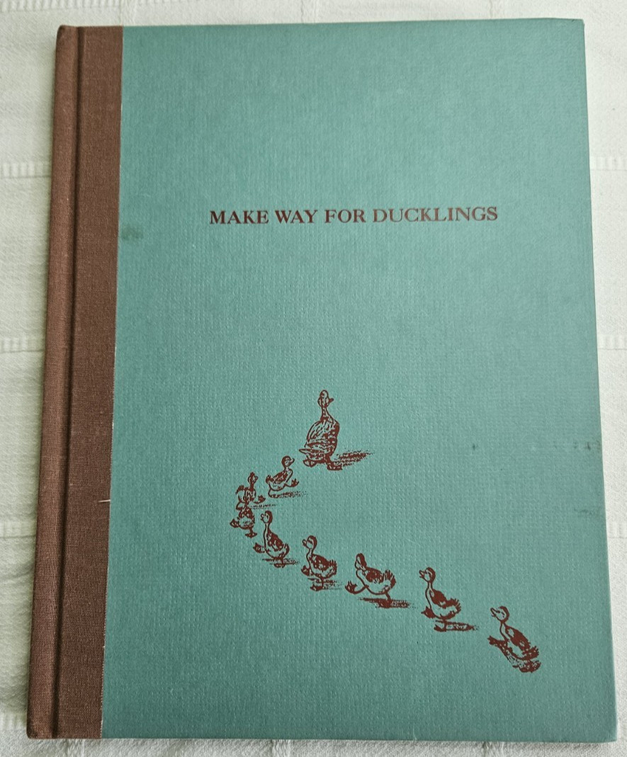 Make Way for Ducklings by Robert McCloskey 1969 Viking Press Children’s Book