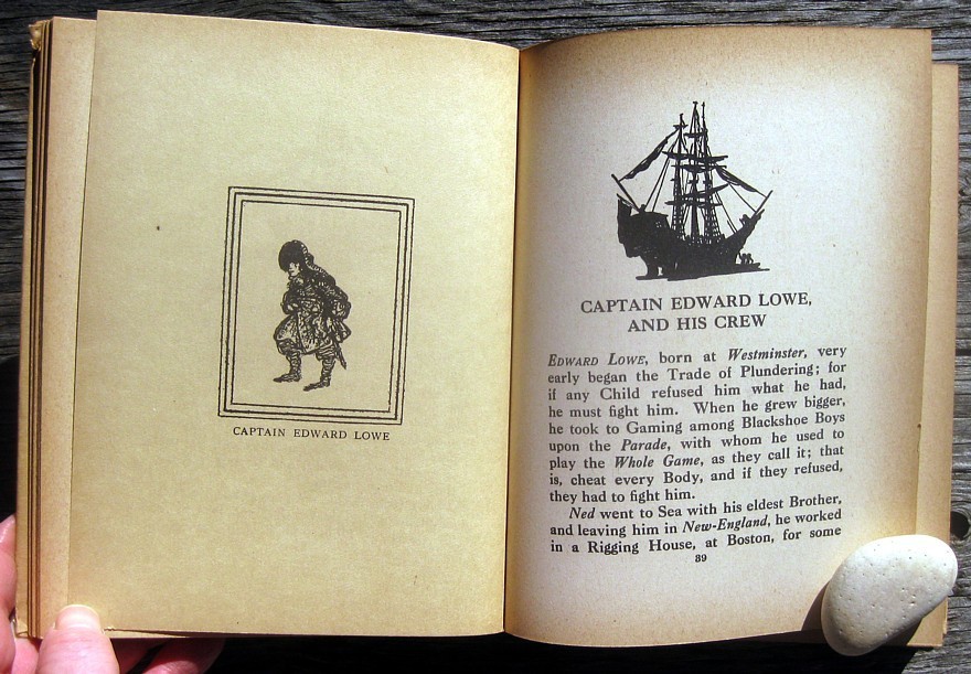 1922 Antique PIRATE HISTORY BOOK Blackbeard CAPTAIN KIDD Buccaneers MARITIME Sea