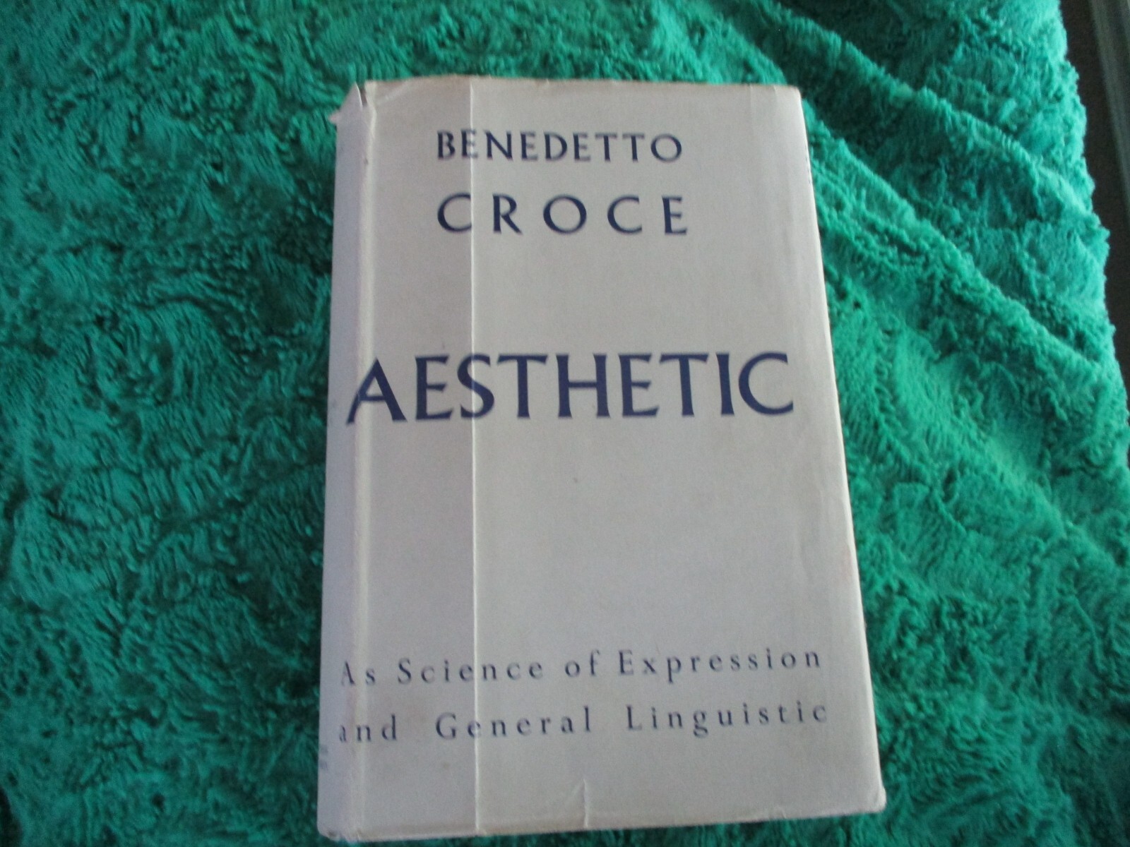 Aesthetic Science Expression General Linguistic Benedetto Croce London 1953 X2