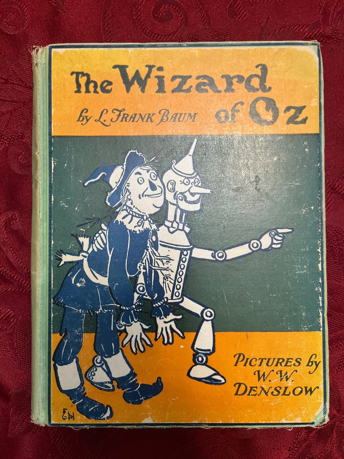 Wizard of Oz, Geo. Hill and Co. 1899, W.W. Denslow, likely 5th ed. 2nd state