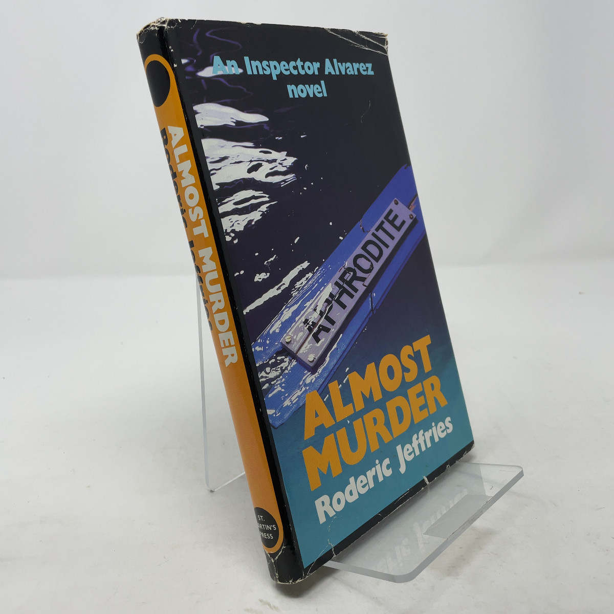Almost Murder by Roderic Jeffries HC First Edition Very Good 1986
