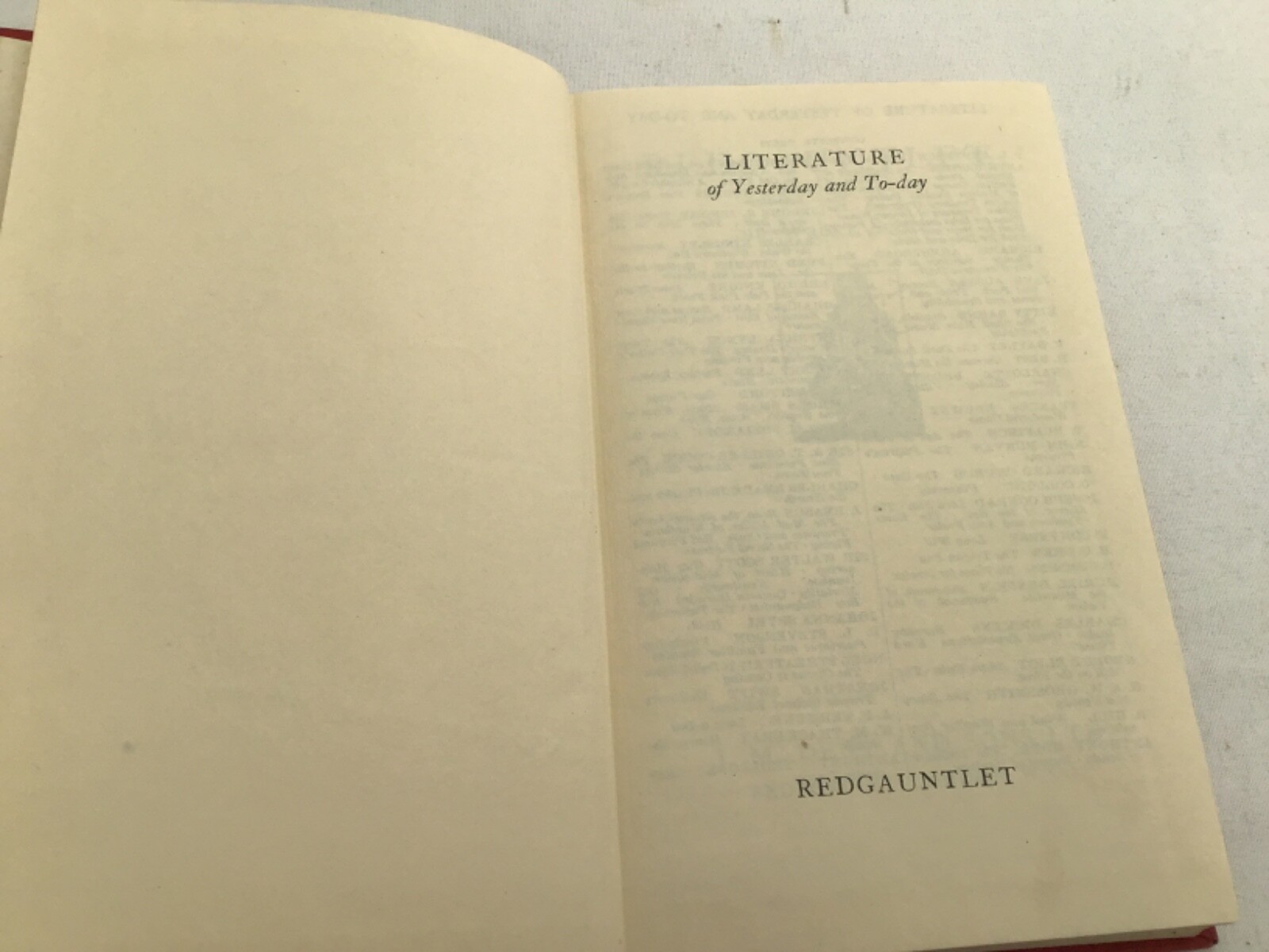 Vintage Book Redgauntlet Sir Walter Scott Library of Classics Hardback 1954