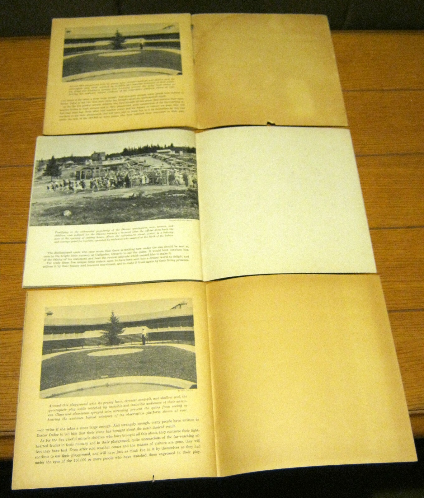 The Dionne Quintuplets Two & Three Years Old Book Lot (3) 1936 W/Newspaper clips