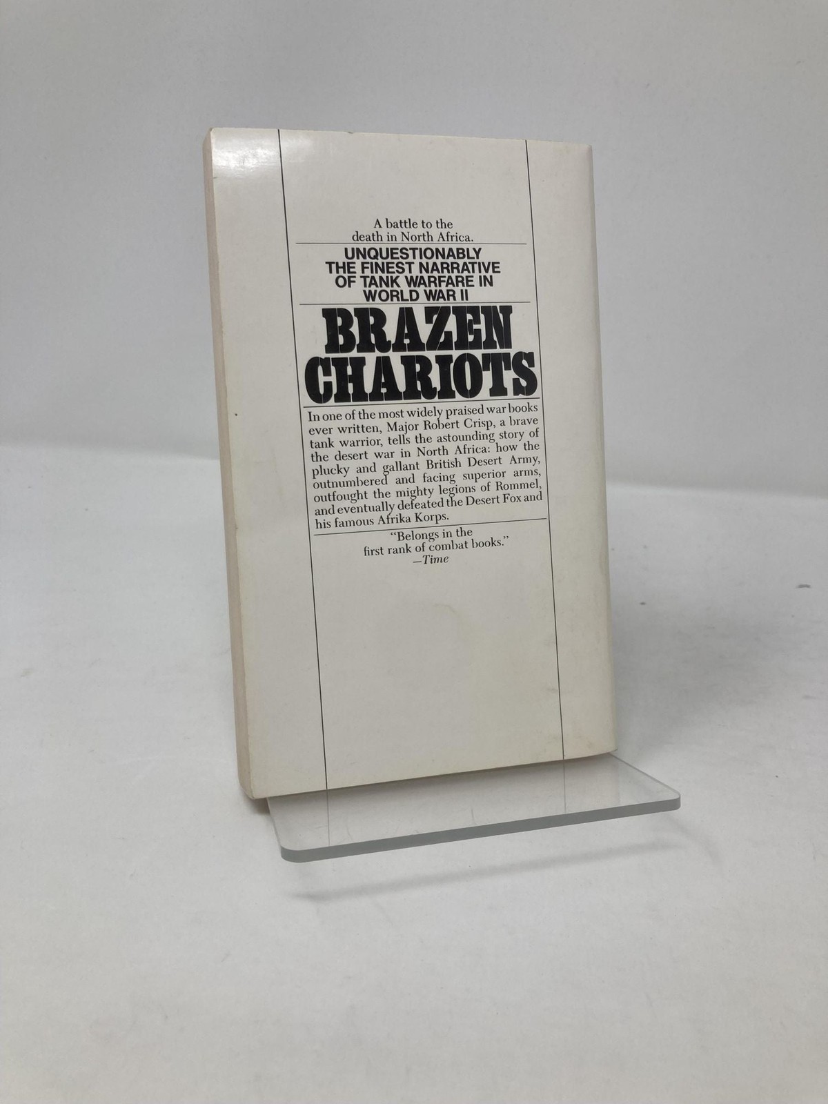 Brazen Chariots by Robert Crisp First 1st Edition VG PB