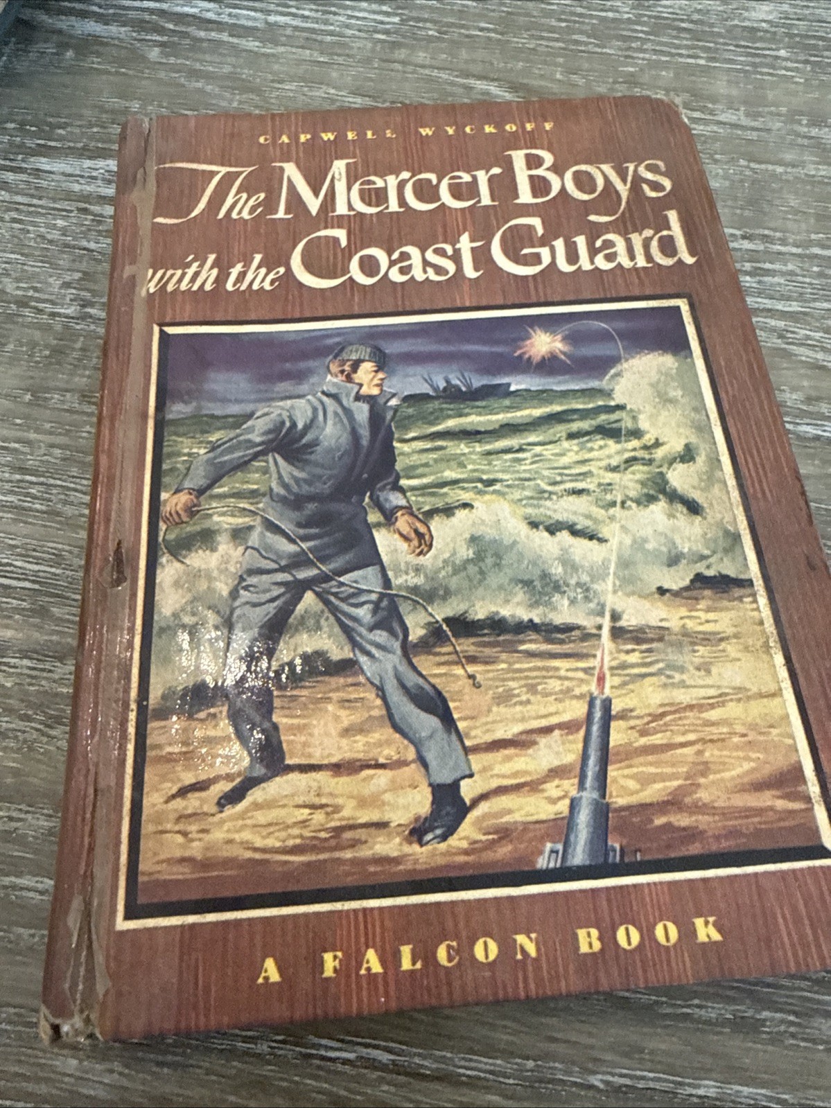 The Mercer Boys With The Coast Guard Capwell Wyckoff Falcon Book 1949 Hardback