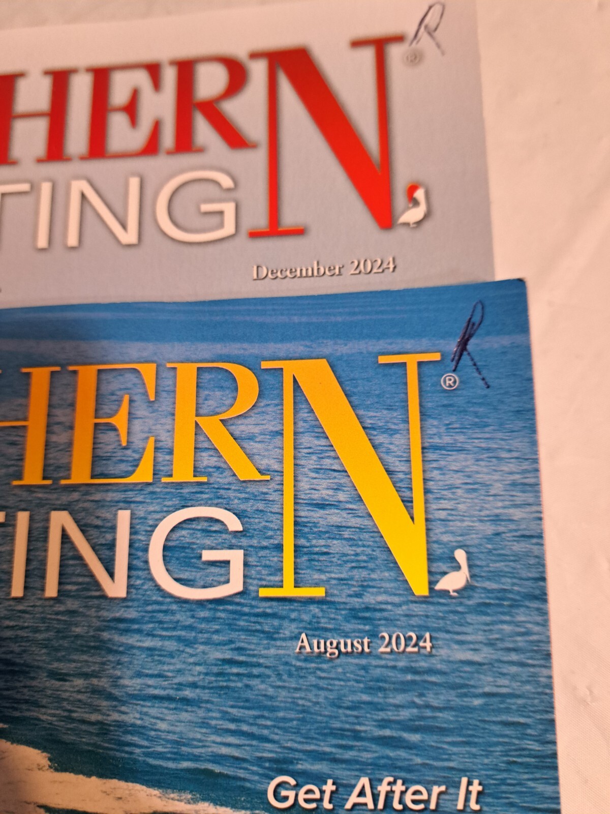 Southern Boating magazine 2 Issues August , December 2024 Carolina, Florida More
