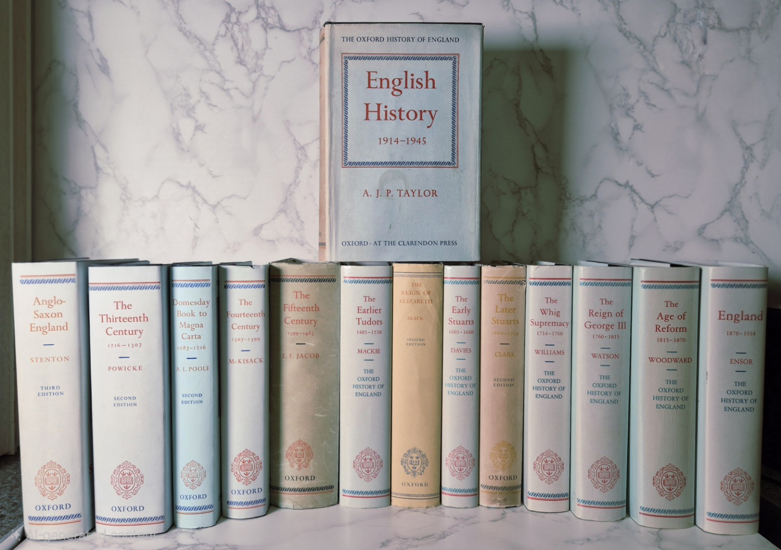 The Oxford History Of England – Anglo-Saxon England To 1945 – 14 Volumes