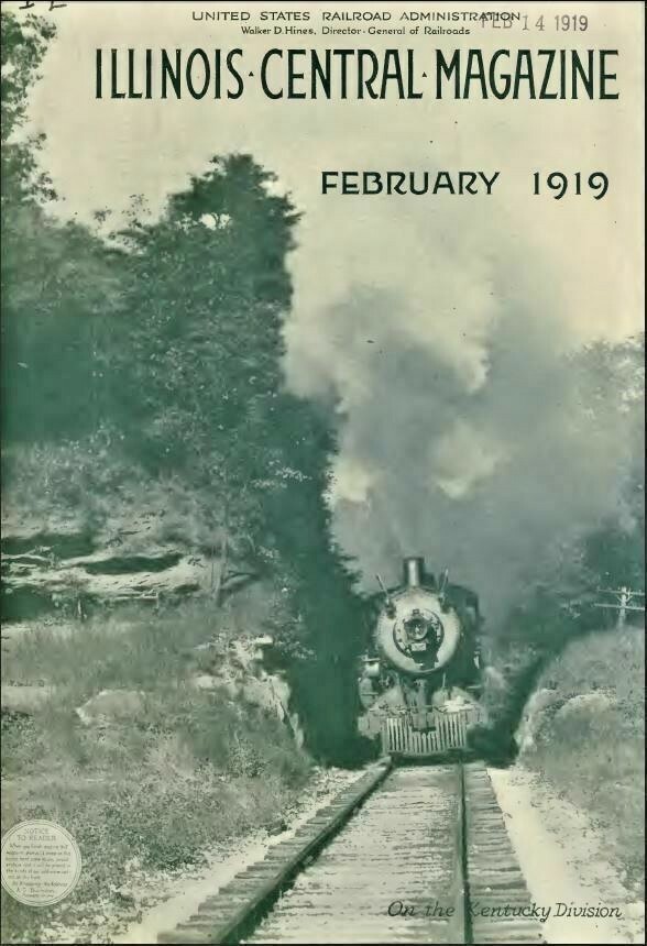 ILLINOIS CENTRAL RAILROAD MAGAZINE 132 Unique Issue Collection On USB Drive