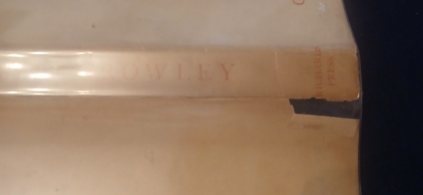 Aleister Crowley: The Man, the Mage, the Poet by Charles Cammell 1st Ed w DJ