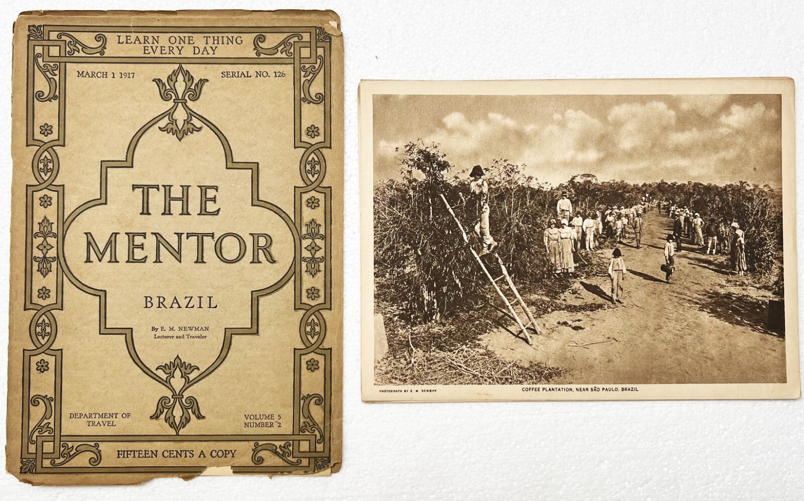 1917 The Mentor Magazine BRAZIL Travel March 1 – Serial No. 126 Vol 5 Nbr 2