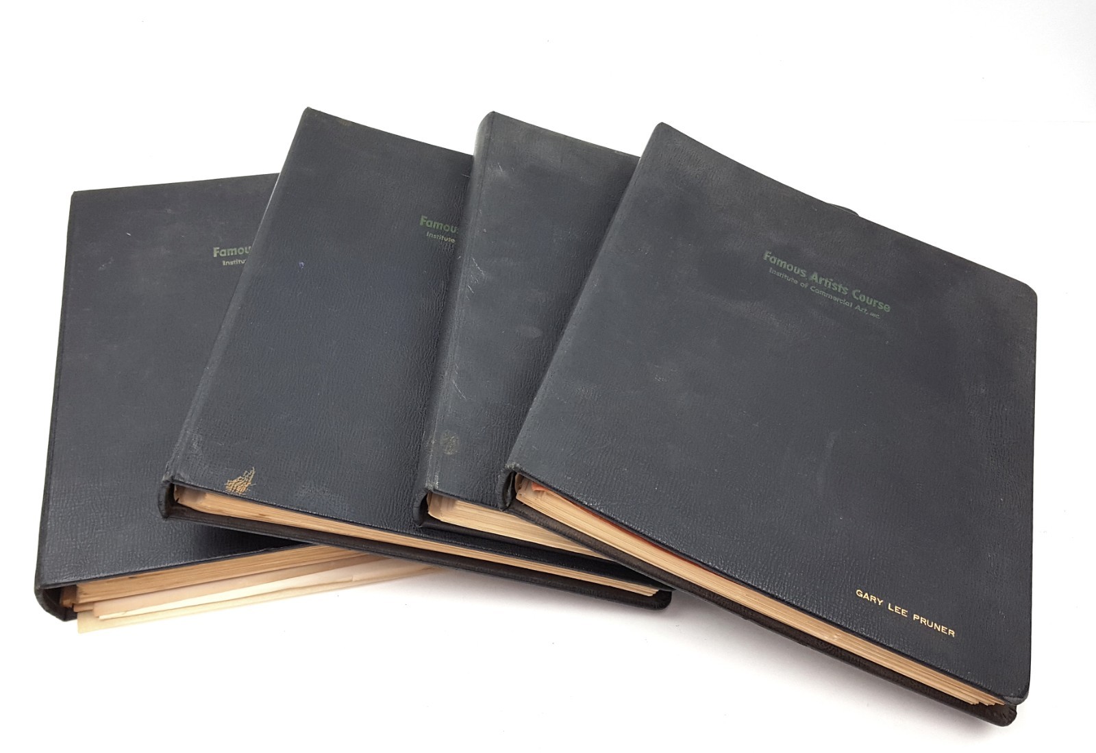 Famous Artists Course Books Institute of Commercial Arts PRUNER 1950 Set of 4