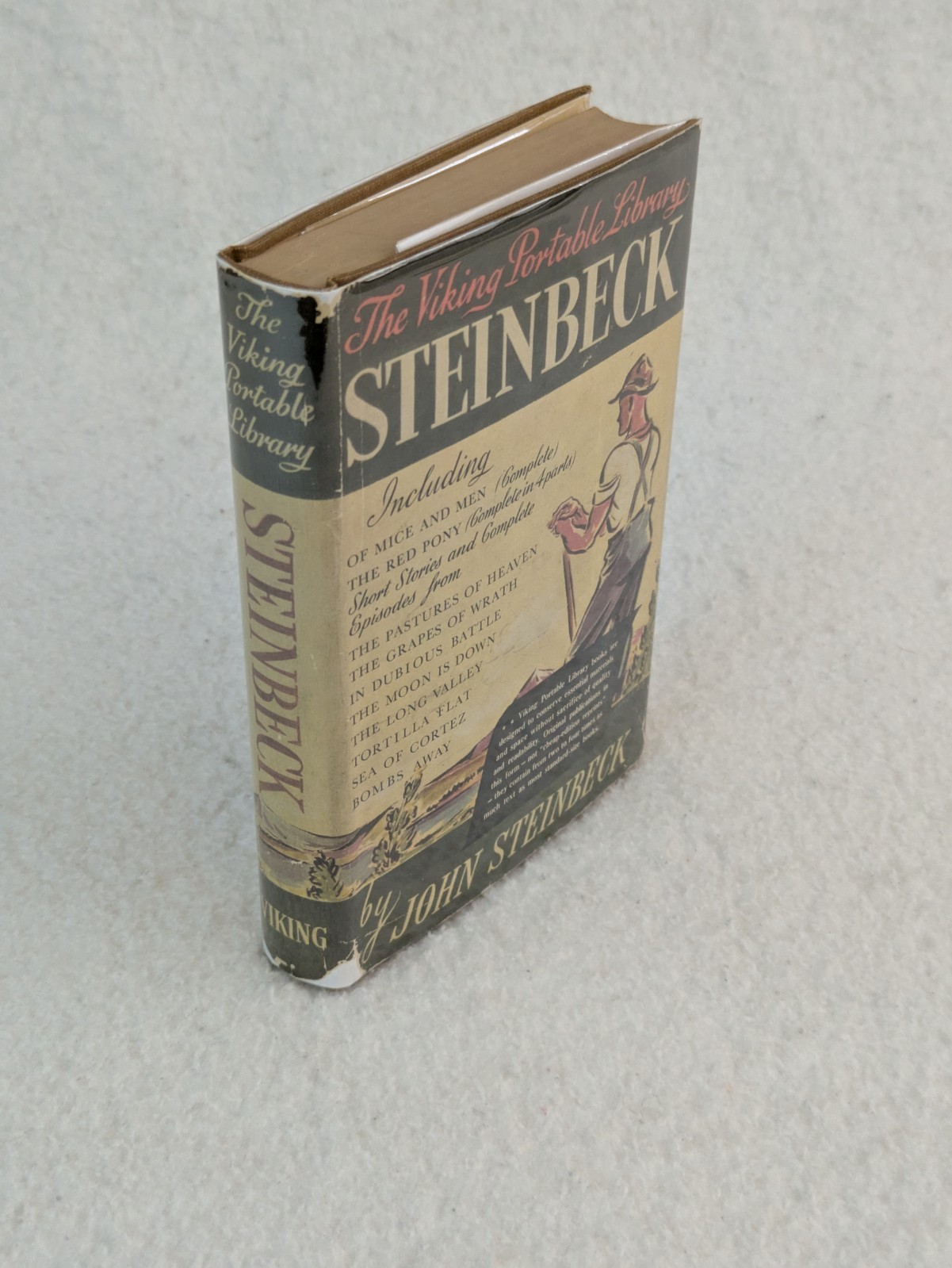 THE VIKING PORTABLE STEINBECK Selected by Pascal Covici Viking Press 1943