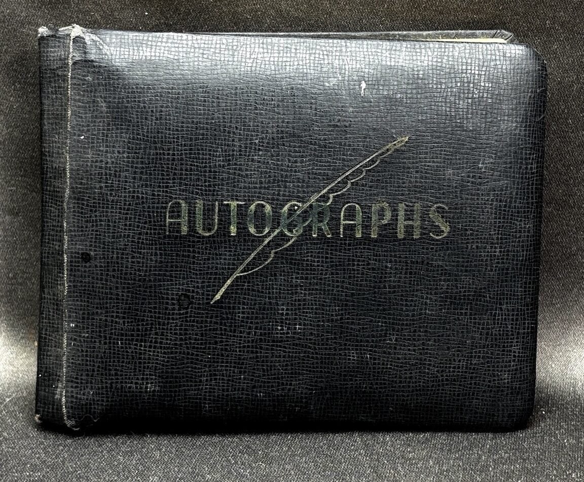 Fanny Brice Orson Welles, Barry Goldwater / Ca 1940 autograph album Signed