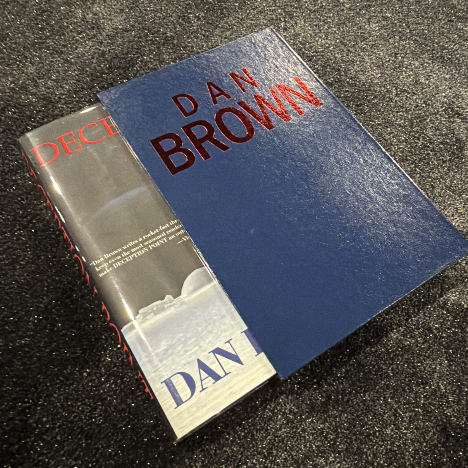 Dan Brown Collection 1/1 signed Digital Fortress, Da Vinci Code, Angels & Demons