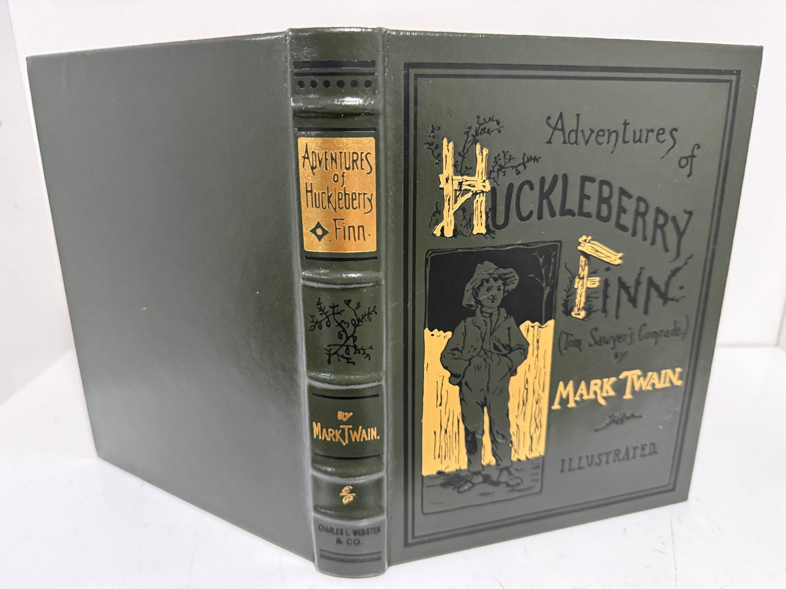 Easton Press Adventures of HUCKLEBERRY FINN by Mark Twain Deluxe Limited Edition