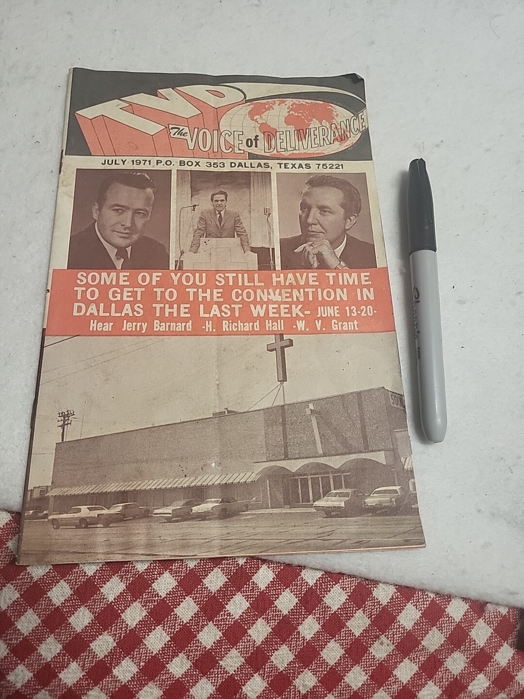 Vtg Voice Of Deliverance Dallas Christian Evangelical Barnard Grant Sc 1971