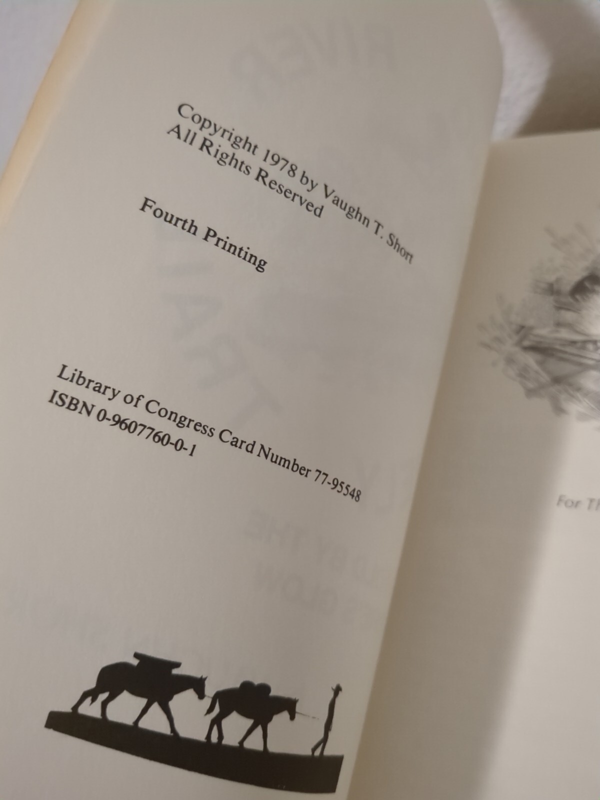 Signed! Vaughn Short Raging River Lonely Trail Tales Told by Campfire’s Glow