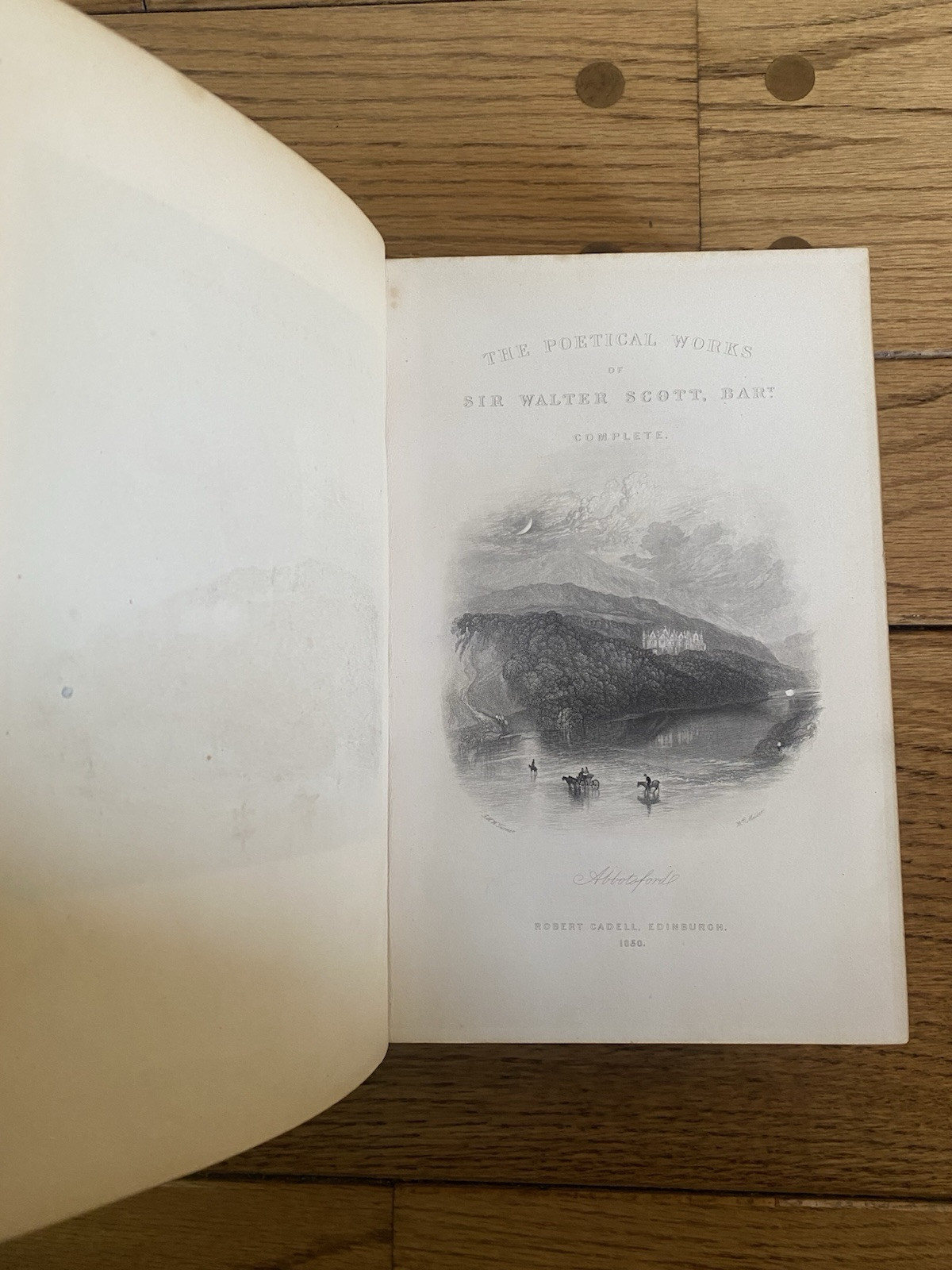 The complete poetical works of Sir Walter Scott by Sir Walter Scott 1850- VTG A7