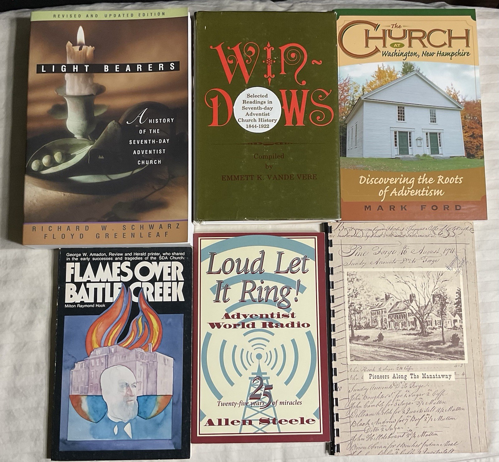 Light Bearers+5 books on Seventh-day Adventist history! Fab collection! READ!