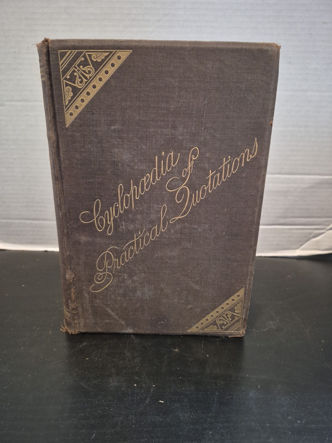 „Cyclopedia Of Practical Quotations“ Book 1883 English/Latin – Victorian Era