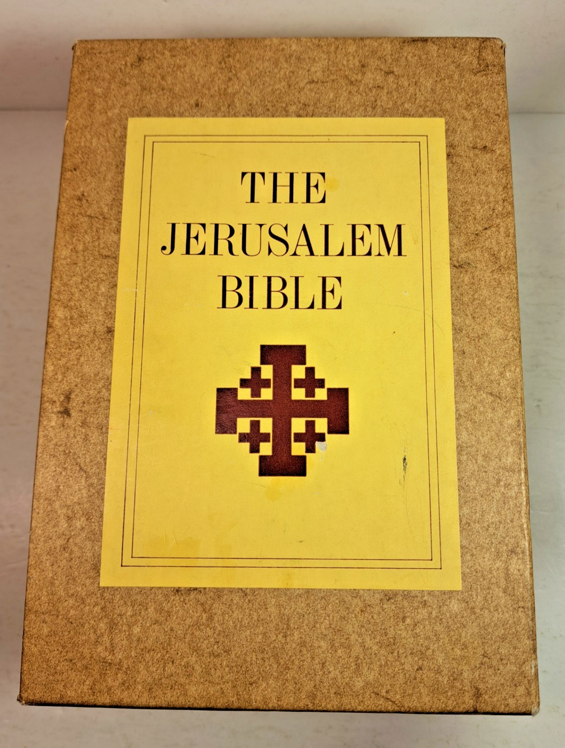 The Jerusalem Bible with Slipcase Hardcover, Doubleday, 1966