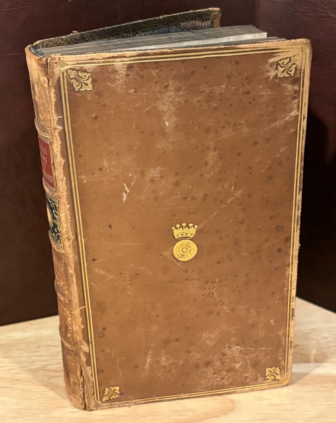 1835 Bengel GNOMON NOVI TESTAMENTI Latin Theology Tübingen Leather 1st Vol Rare